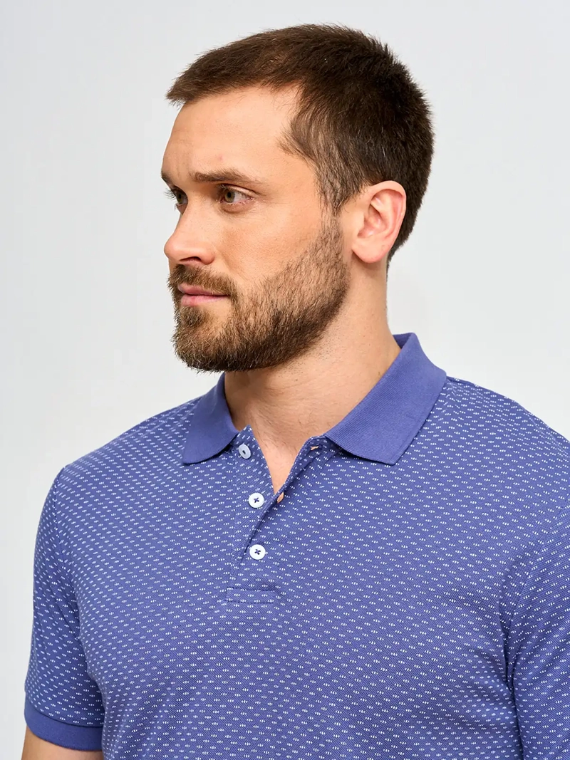 POLERA HOMBRE KENNETH STEVENS ALGODÓN MANGA CORTA PIQUÉ BÁSICA - 3