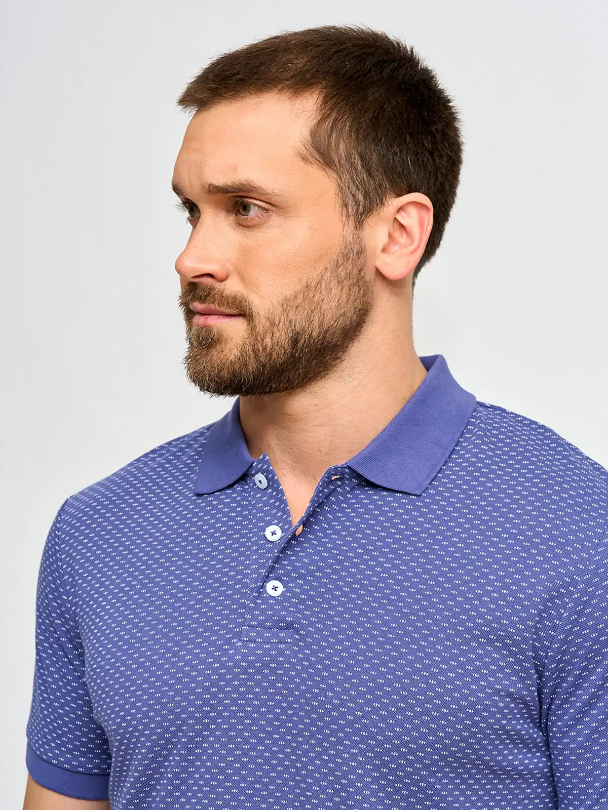 POLERA HOMBRE KENNETH STEVENS ALGODÓN MANGA CORTA PIQUÉ BÁSICA - 3