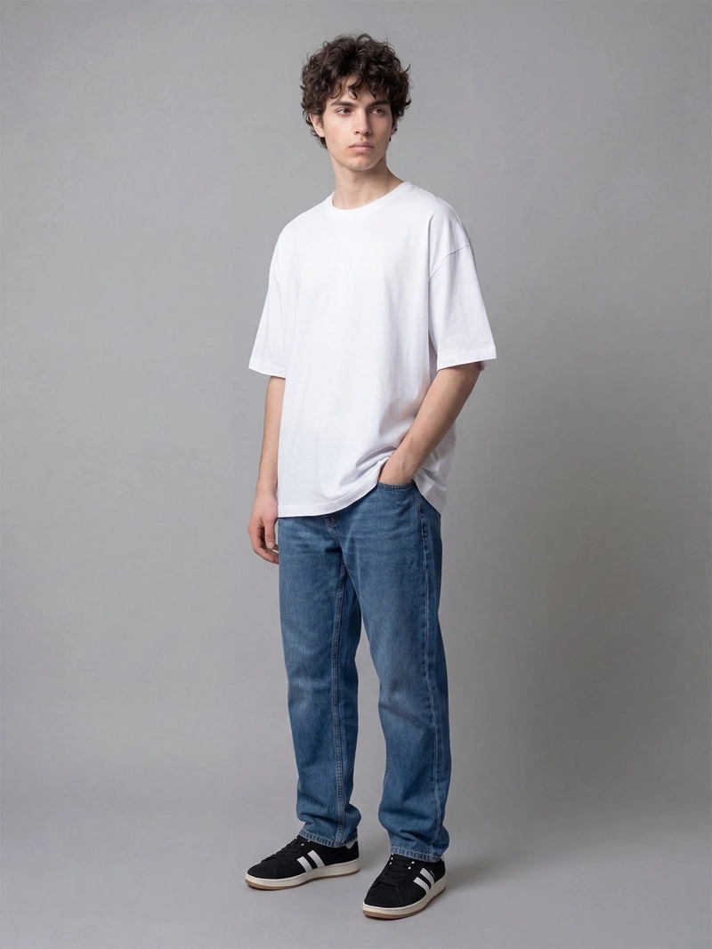 JEANS HOMBRE INDEX ALGODÓN BAGGY - 1
