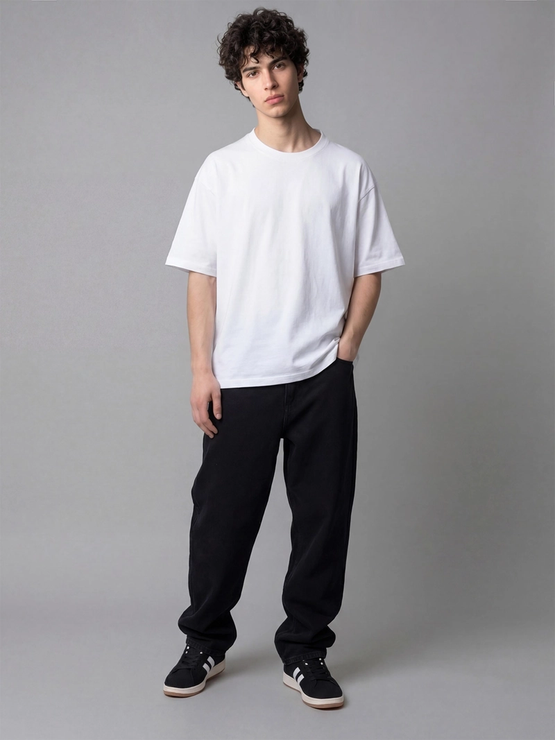 JEANS HOMBRE INDEX ALGODÓN BAGGY - 1