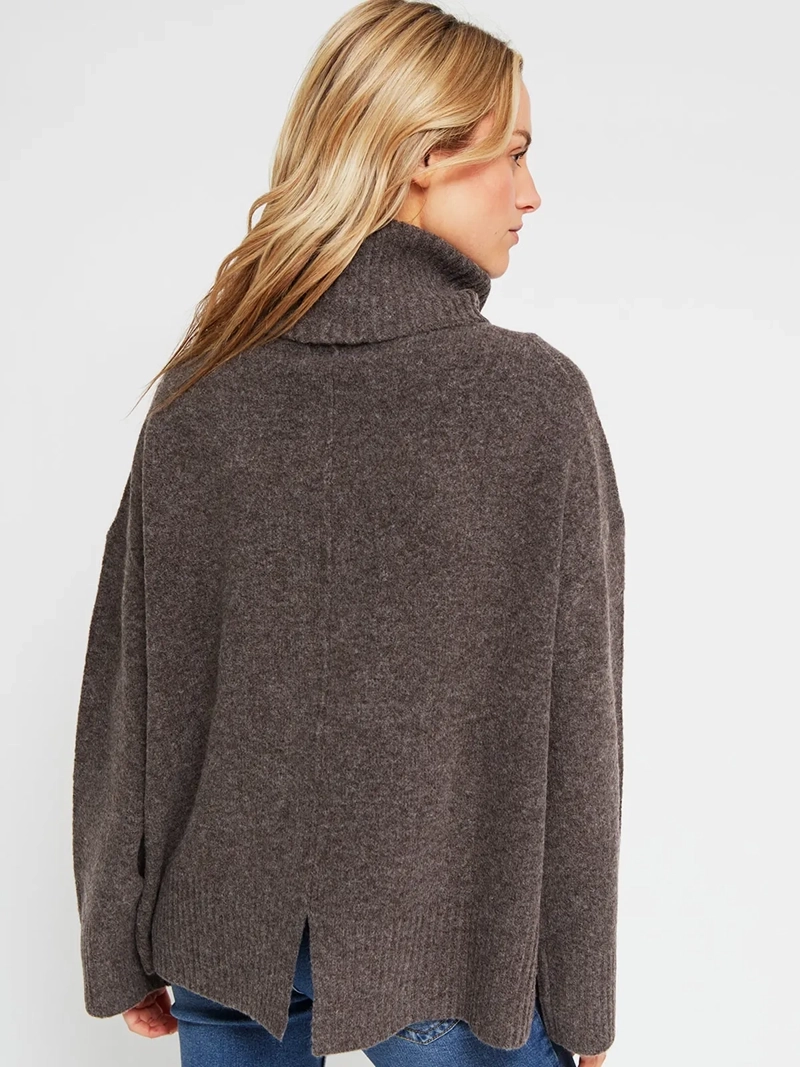 SWEATER MUJER INDEX CUELLO ALTO MANGA LARGA - 3