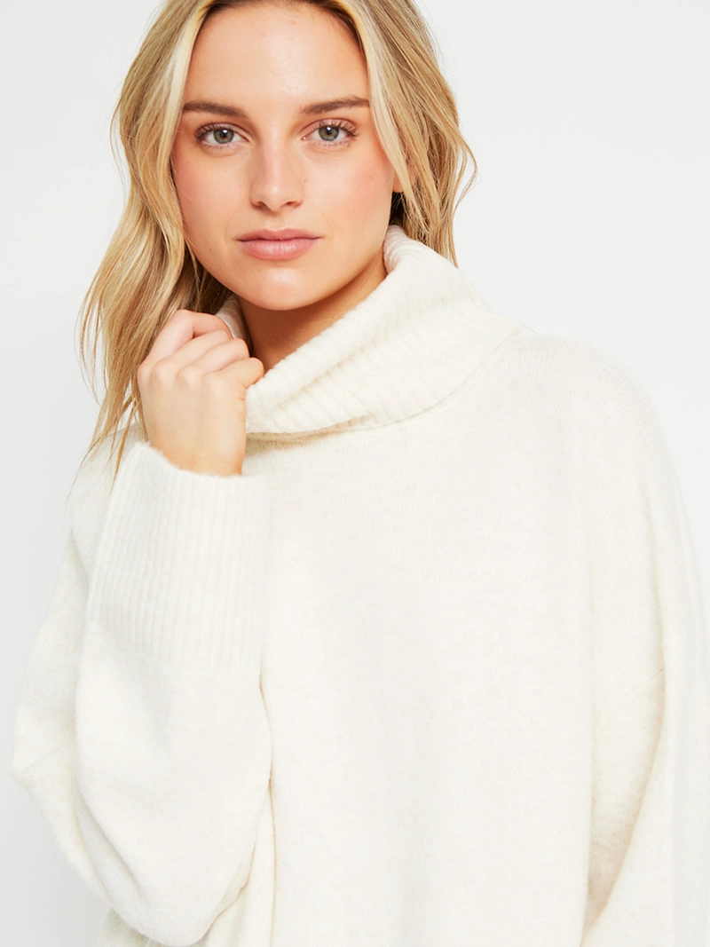 SWEATER MUJER INDEX CUELLO ALTO MANGA LARGA - 4