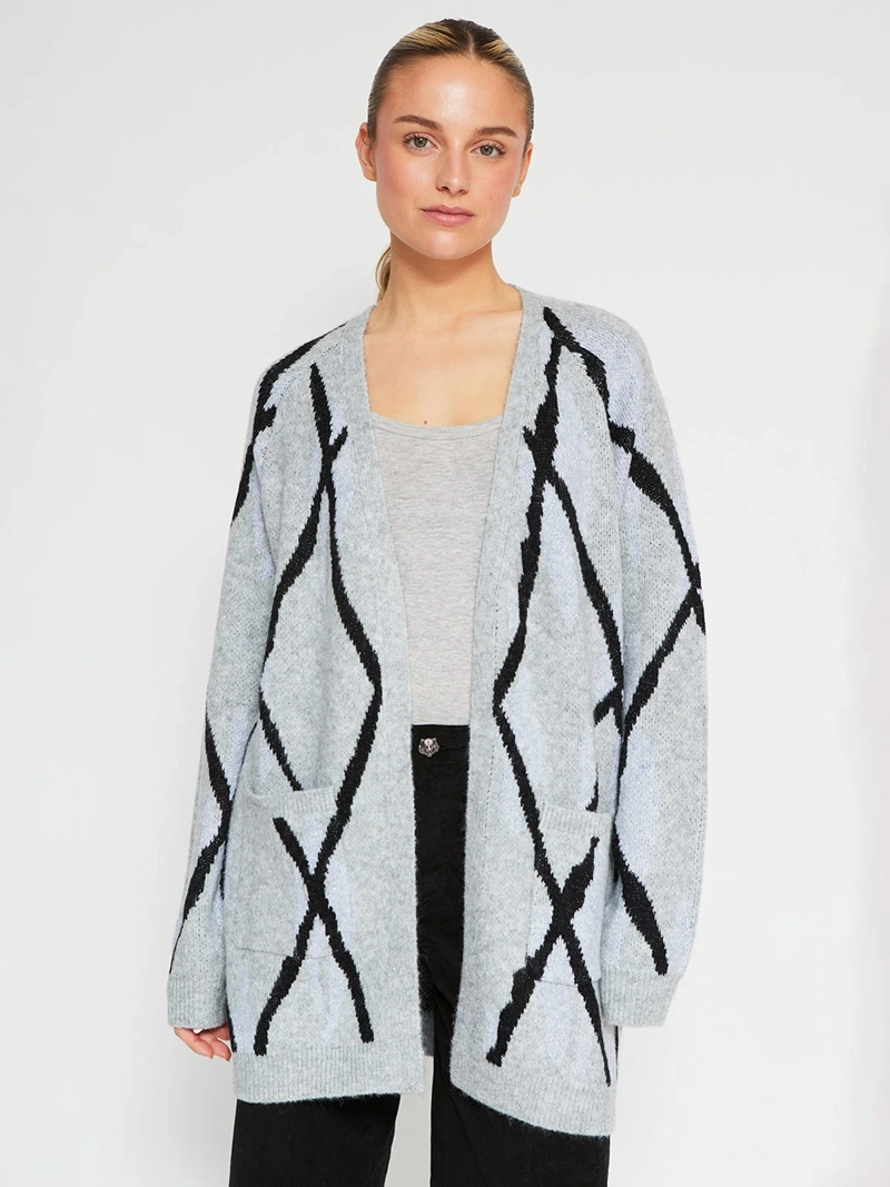 CARDIGAN MUJER BARBADOS JACQUARD - 2
