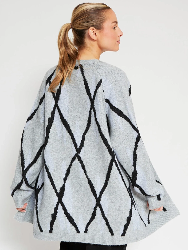 CARDIGAN MUJER BARBADOS JACQUARD - 3