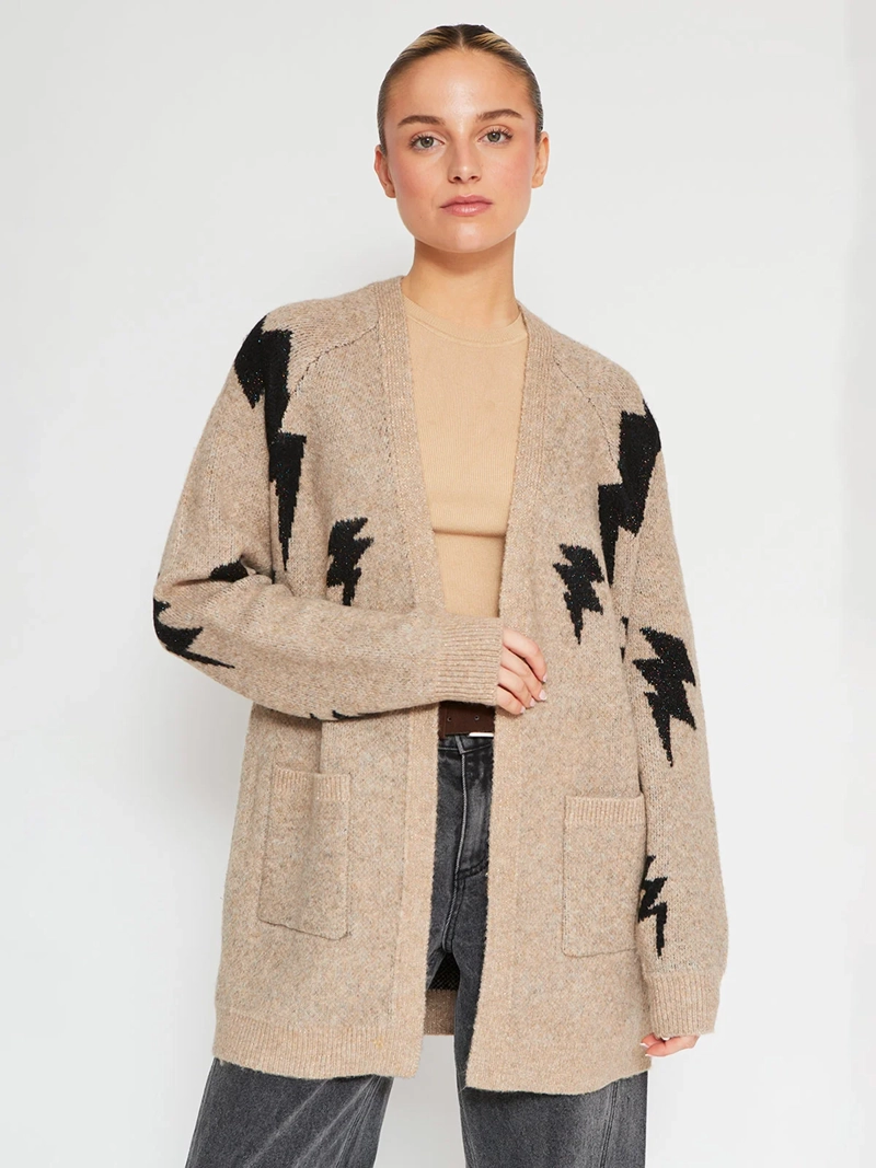 CARDIGAN MUJER BARBADOS JACQUARD - 2