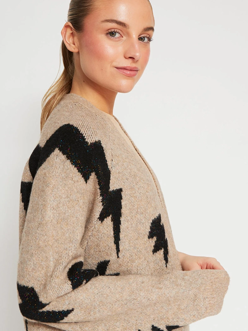 CARDIGAN MUJER BARBADOS JACQUARD - 4