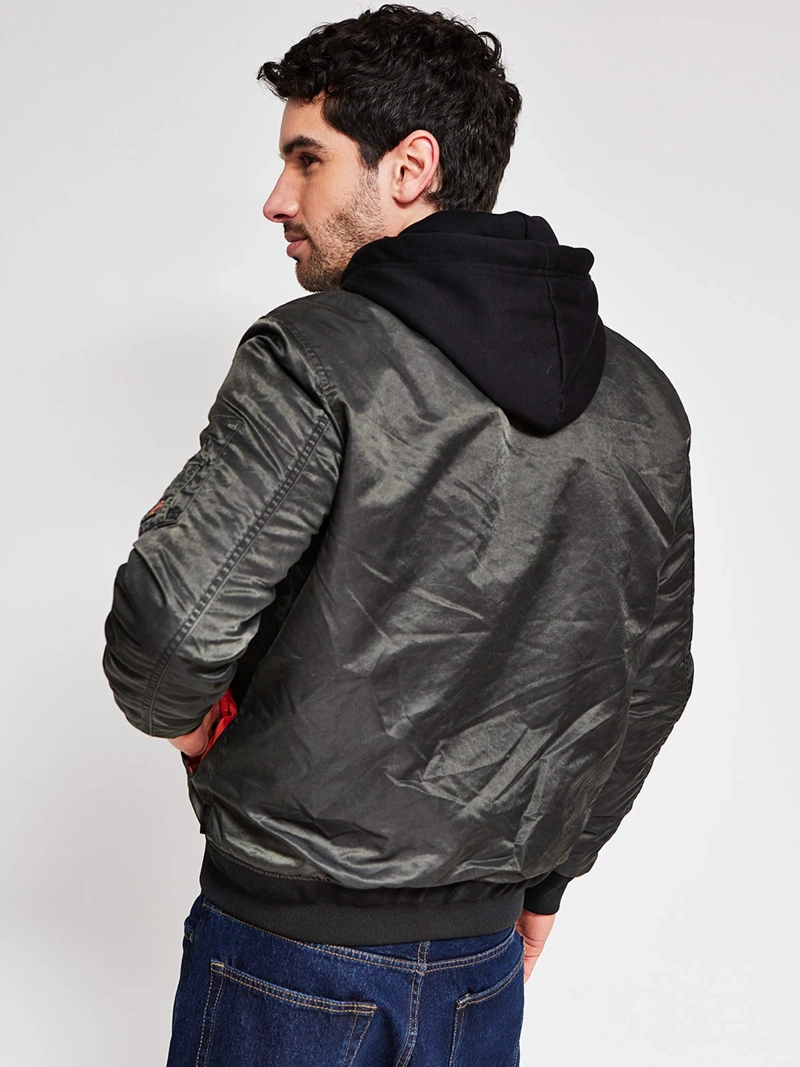 CHAQUETA HOMBRE ROBERT LEWIS BOMBER GORRO - 2