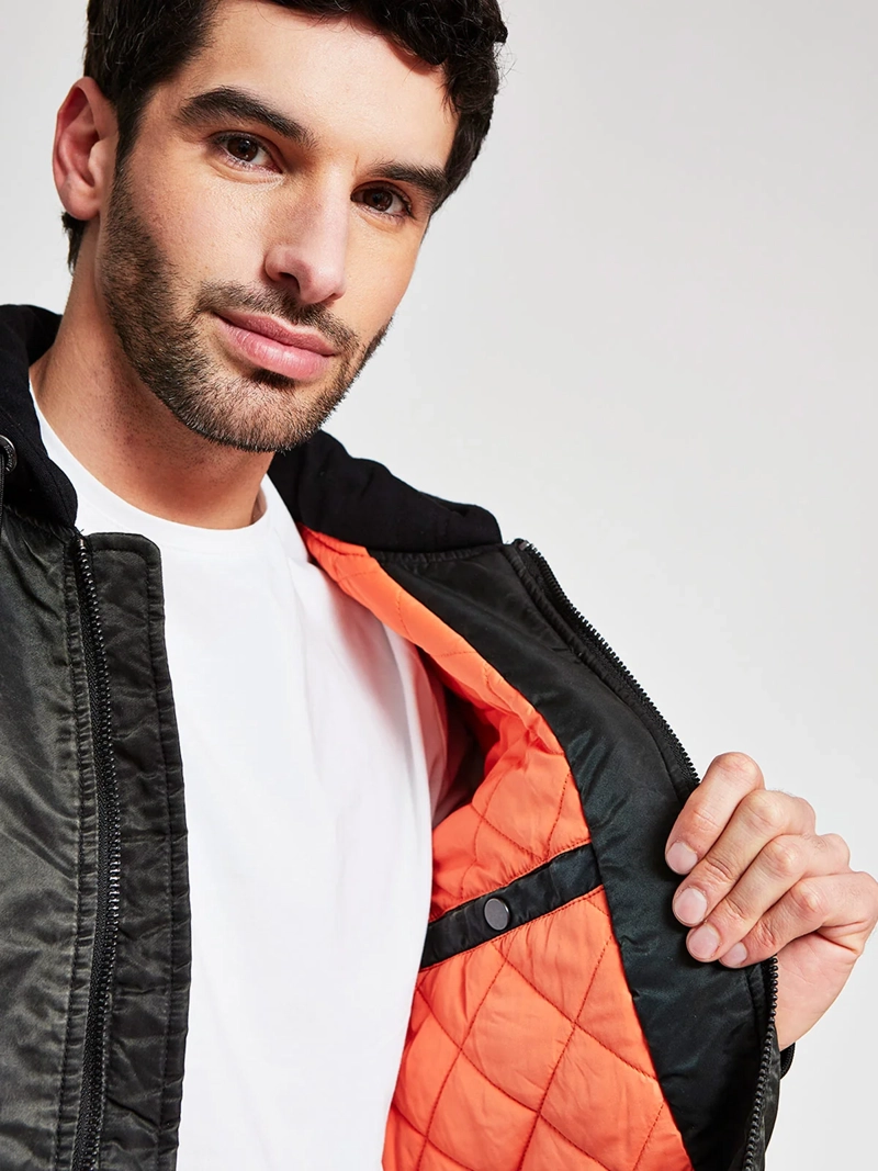 CHAQUETA HOMBRE ROBERT LEWIS BOMBER GORRO - 3