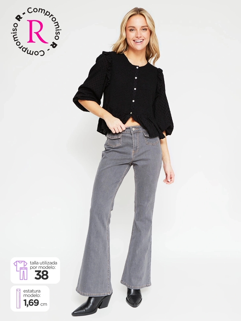 JEANS MUJER INDEX ALGODÓN BOLSILLO - 1