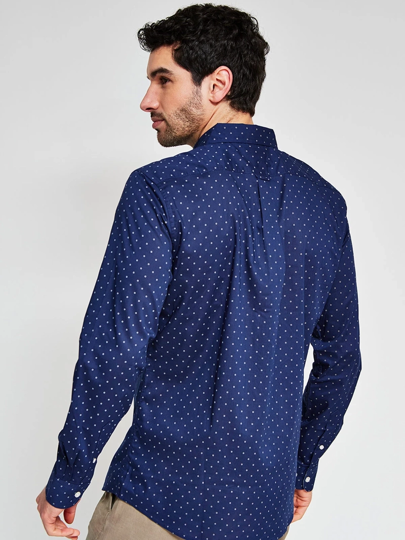 CAMISA HOMBRE KENNETH STEVENS ALGODÓN MANGA LARGA - 2