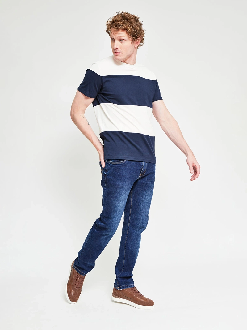 POLERA HOMBRE REGATTA ALGODÓN CUELLO REDONDO MANGA CORTA - 4