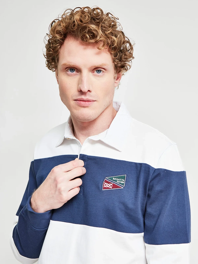 POLERA HOMBRE REGATTA ALGODÓN MANGA LARGA - 3
