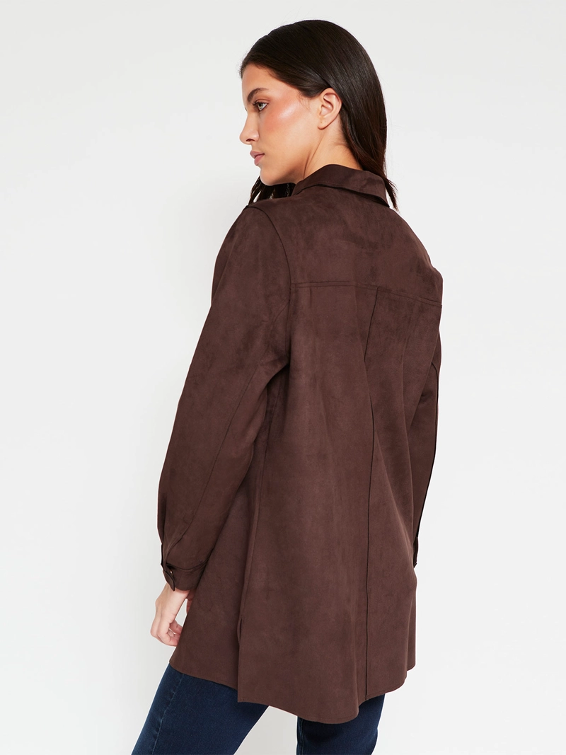 CHAQUETA MUJER AZIZ CORTA SUEDE - 2