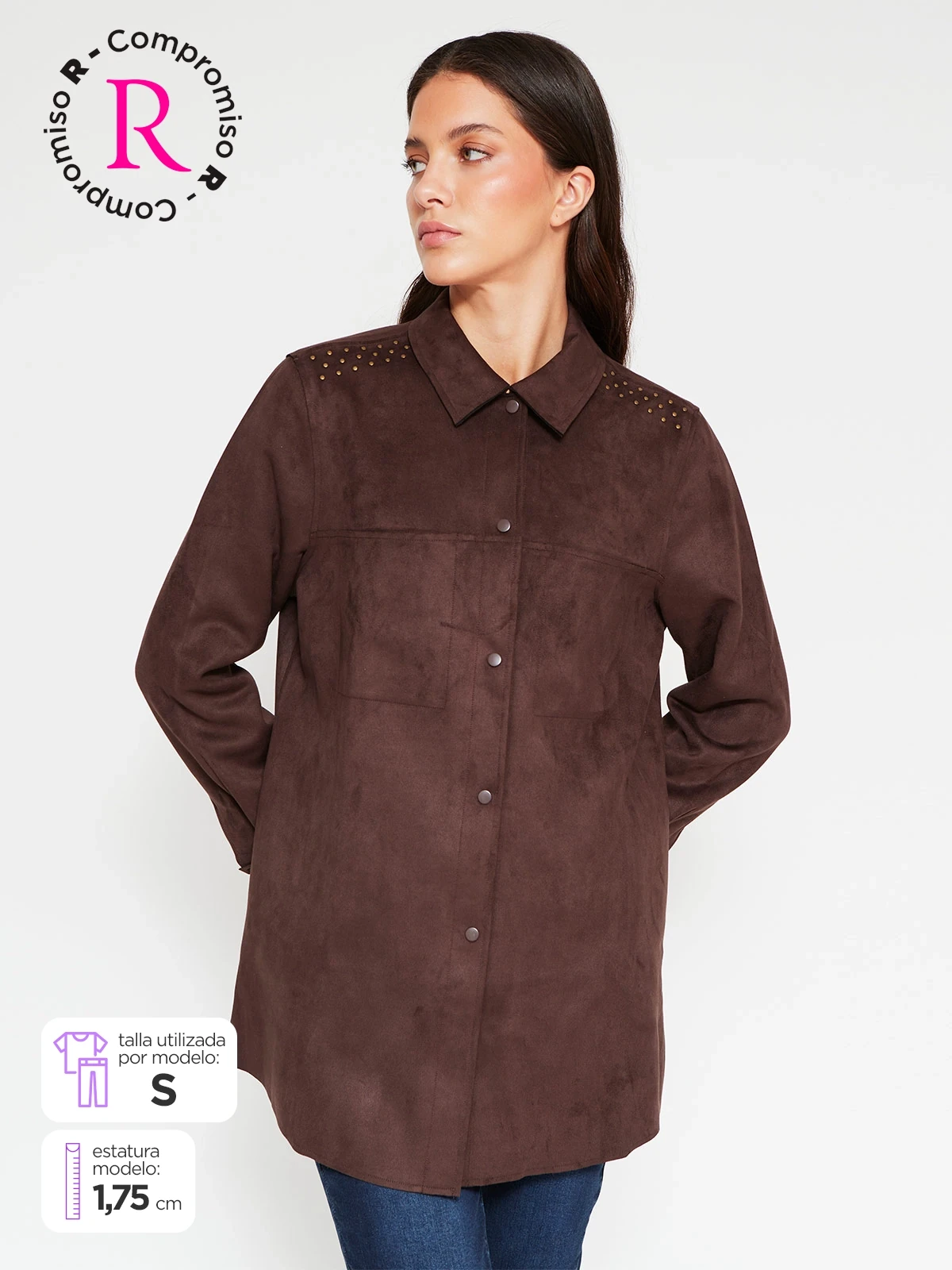 CHAQUETA MUJER AZIZ CORTA SUEDE