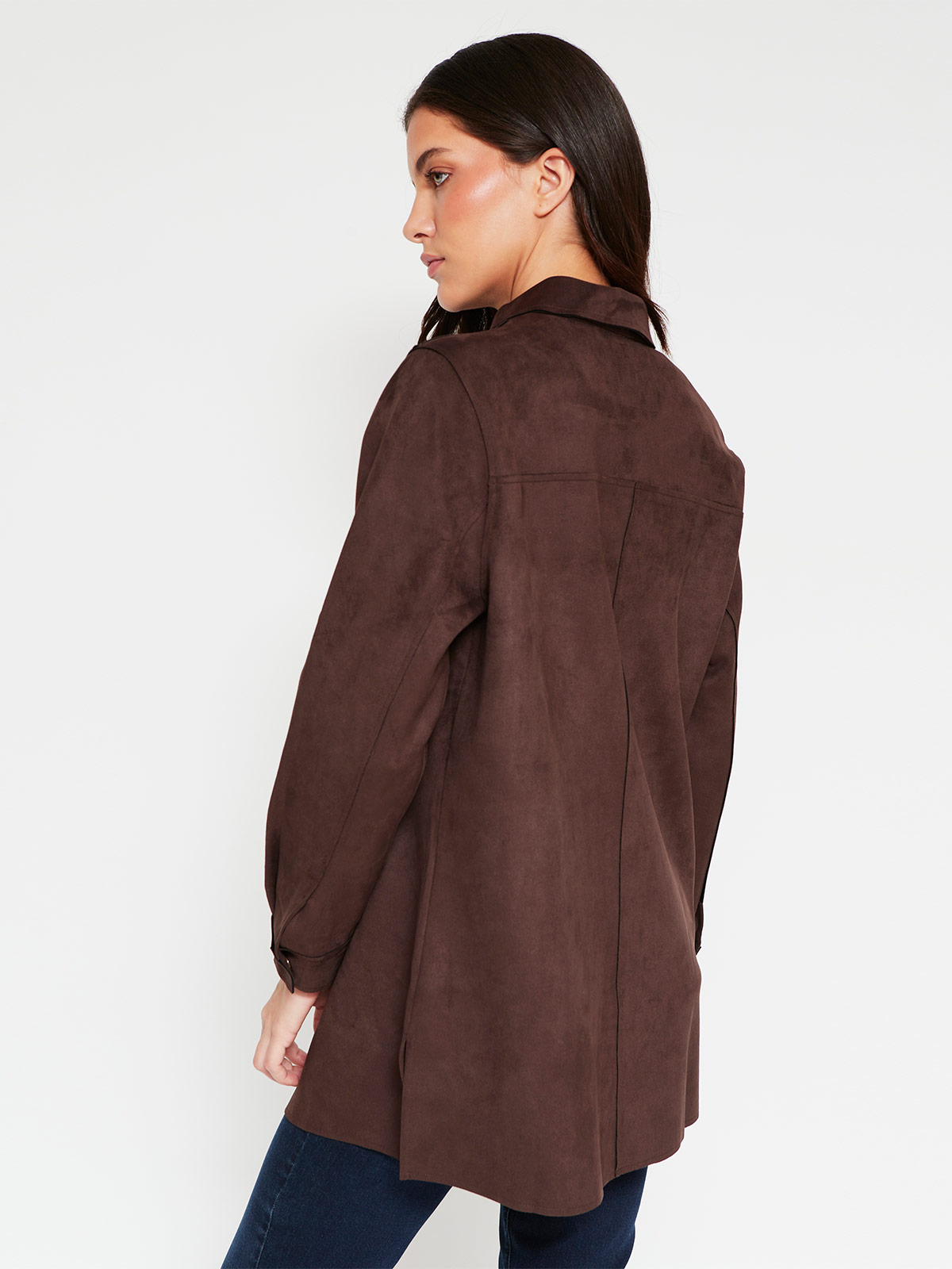 CHAQUETA MUJER AZIZ CORTA SUEDE - 2