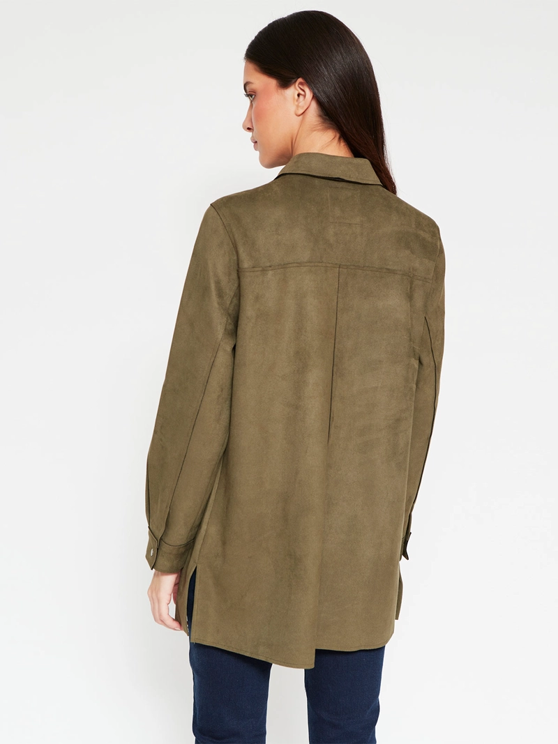 CHAQUETA MUJER AZIZ CORTA SUEDE - 2