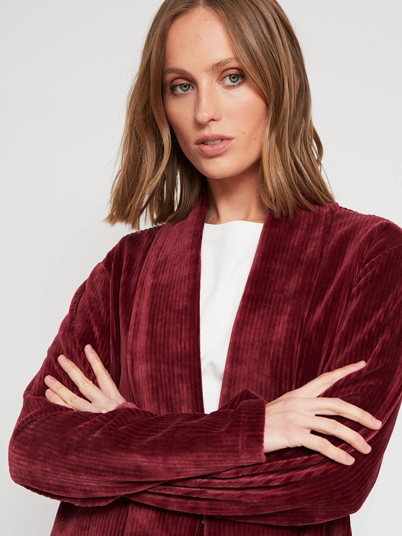 CARDIGAN MUJER AZIZ ALGODÓN ANCHO - 4