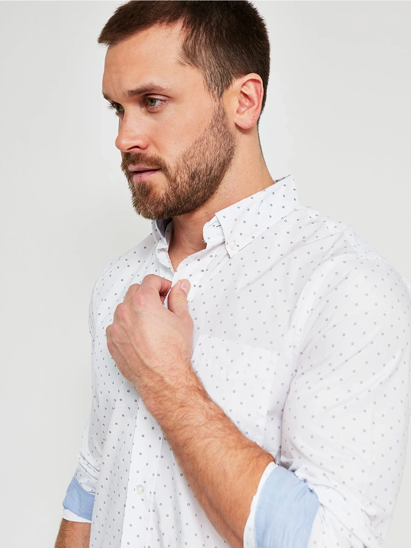 CAMISA HOMBRE KENNETH STEVENS ALGODÓN MANGA LARGA POPLIN - 3