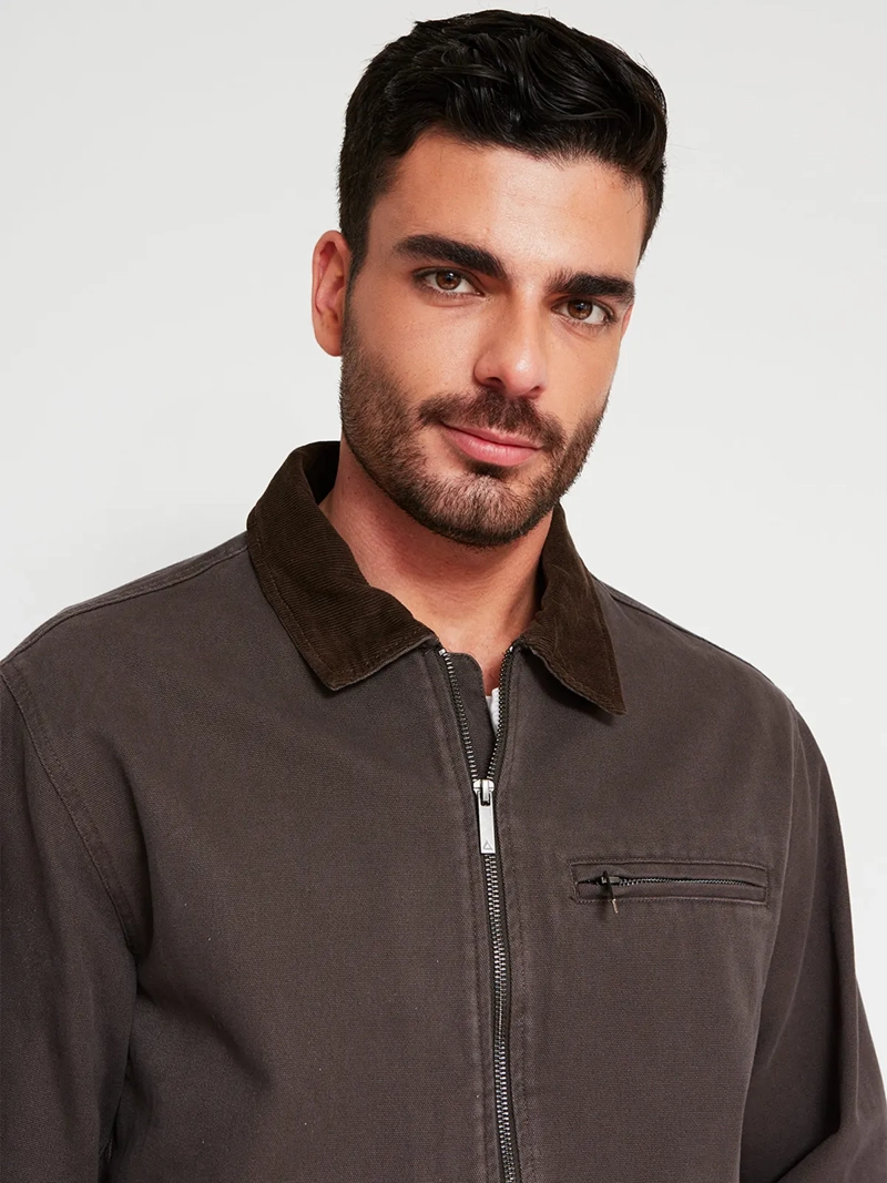 CHAQUETA HOMBRE BARBADOS ALGODÓN TRUCKER - 3