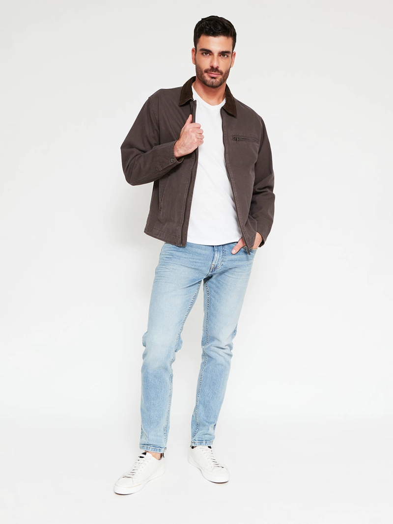 CHAQUETA HOMBRE BARBADOS ALGODÓN TRUCKER - 4