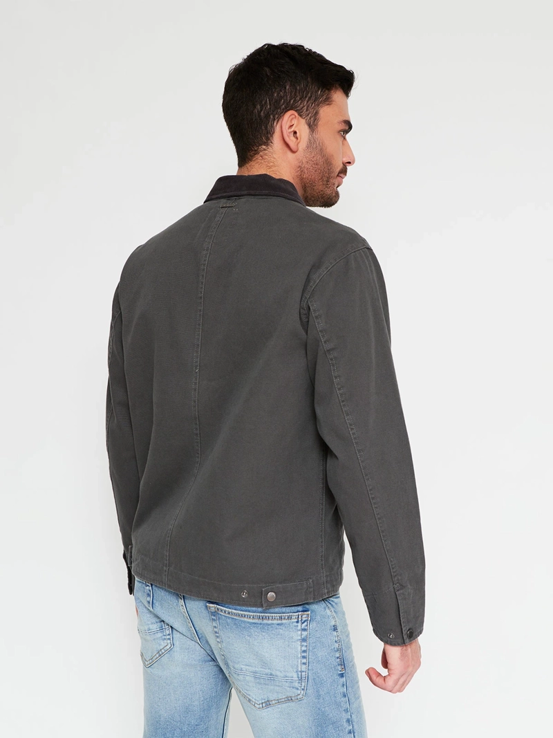 CHAQUETA HOMBRE BARBADOS ALGODÓN TRUCKER - 2