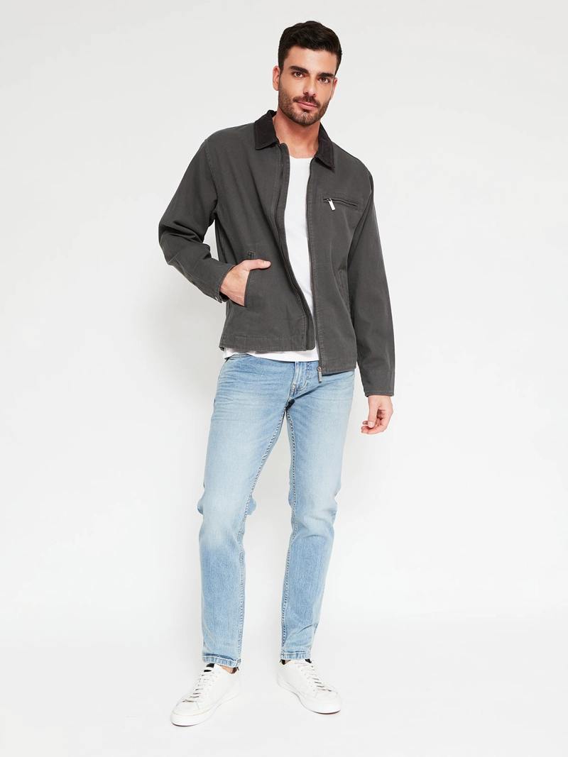 CHAQUETA HOMBRE BARBADOS ALGODÓN TRUCKER - 4