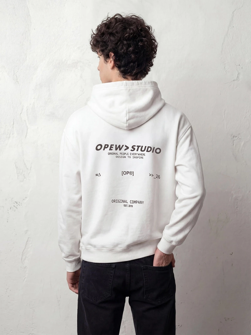 POLERÓN HOMBRE INDEX ALGODÓN LAVADO OVERSIZE - 2