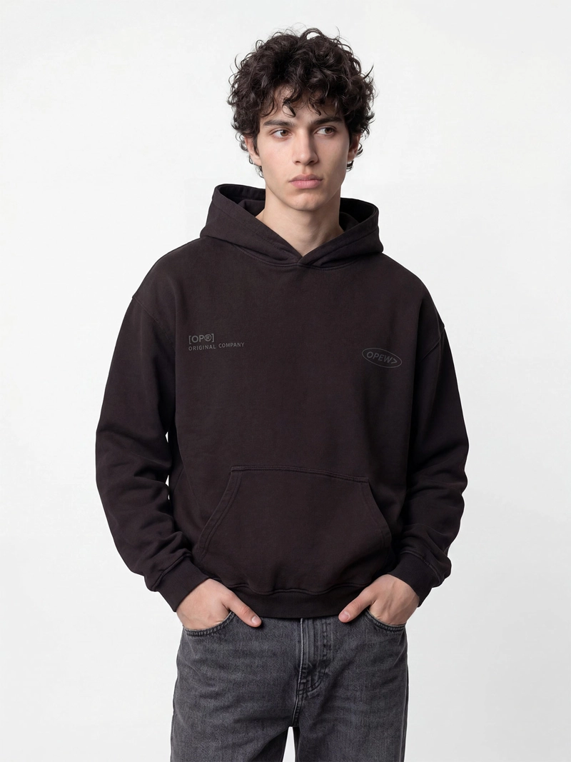 POLERÓN HOMBRE INDEX ALGODÓN LAVADO OVERSIZE - 1
