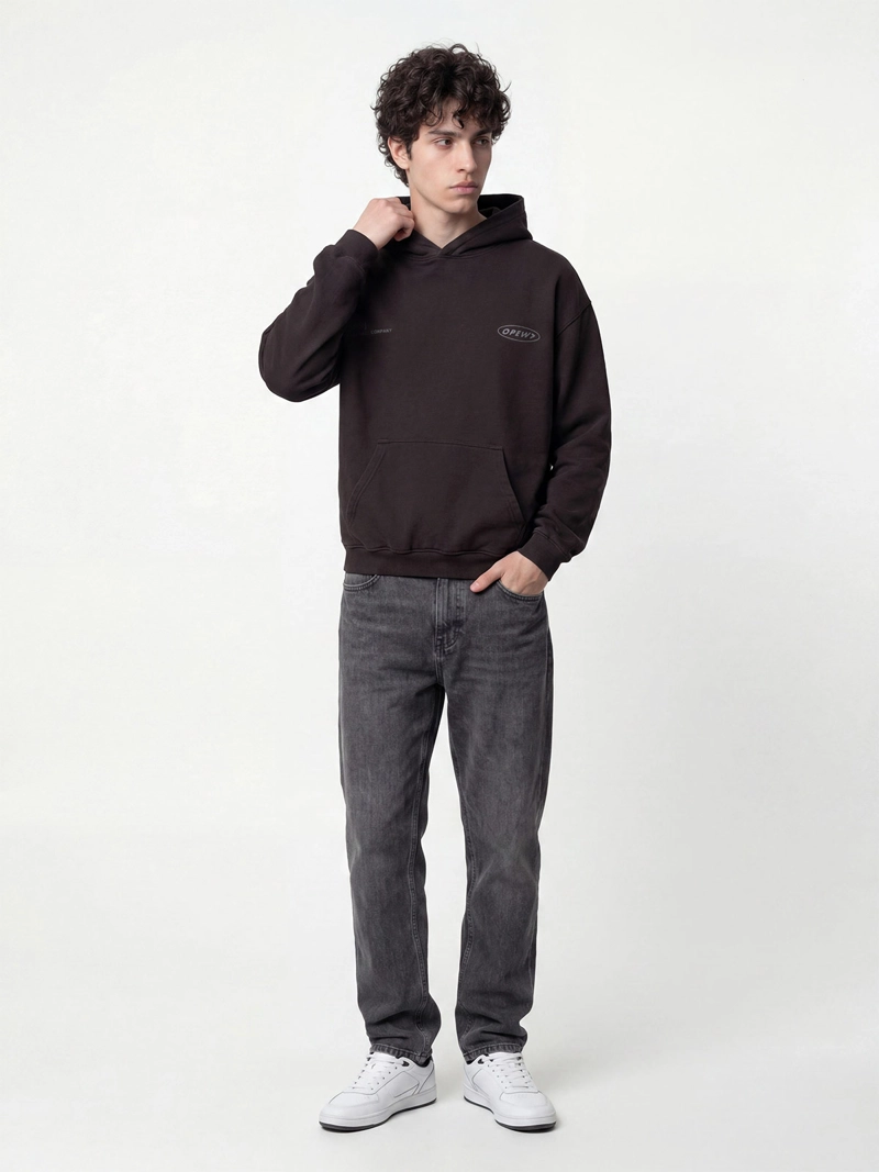 POLERÓN HOMBRE INDEX ALGODÓN LAVADO OVERSIZE - 4