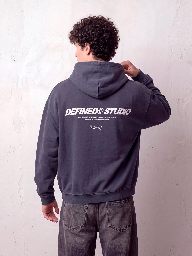 POLERÓN HOMBRE INDEX ALGODÓN LAVADO OVERSIZE - 2