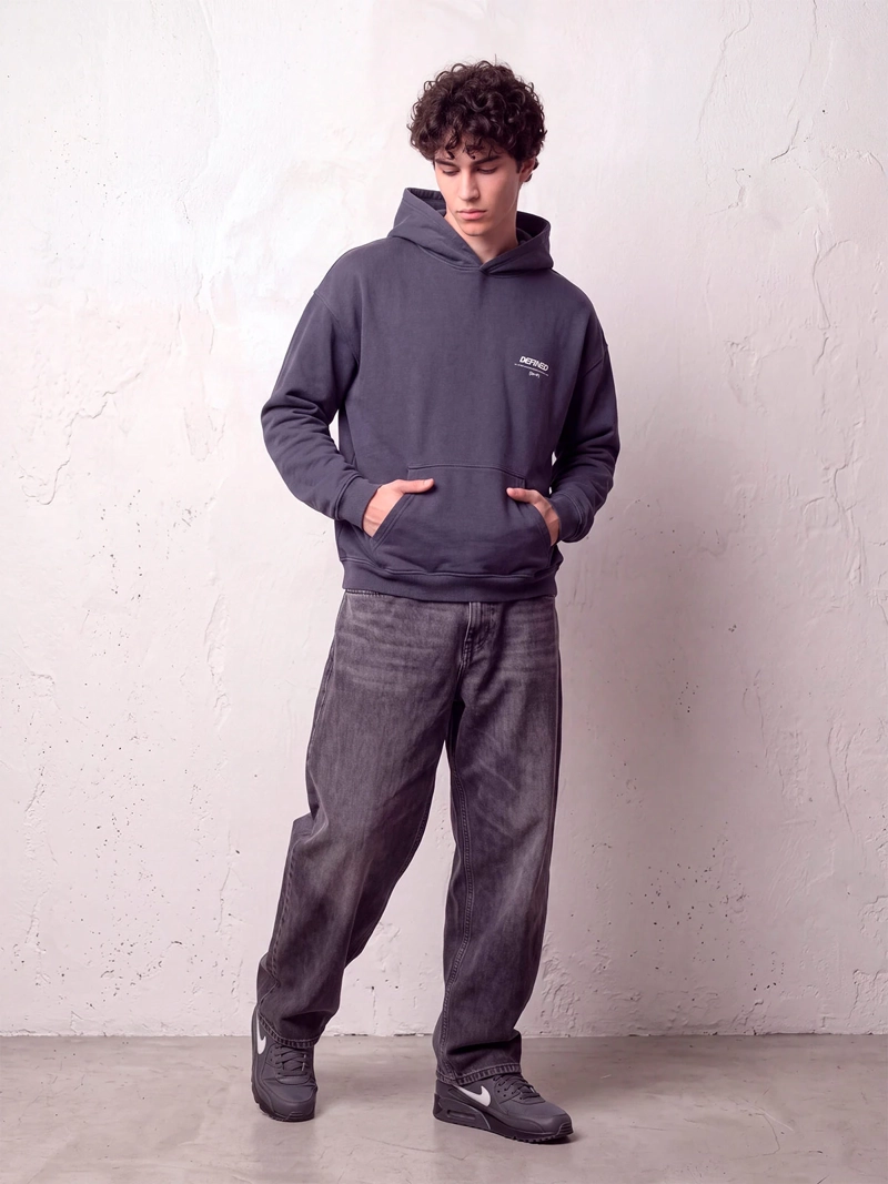 POLERÓN HOMBRE INDEX ALGODÓN LAVADO OVERSIZE - 3