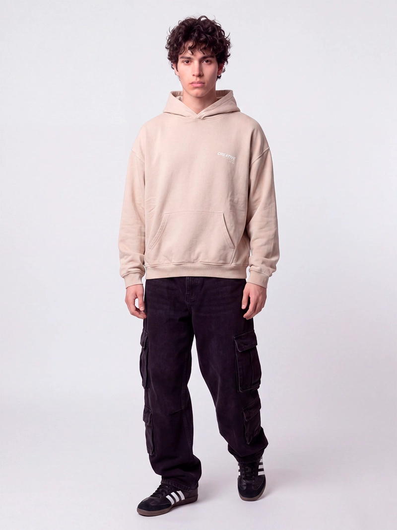 POLERÓN HOMBRE INDEX ALGODÓN LAVADO OVERSIZE - 3