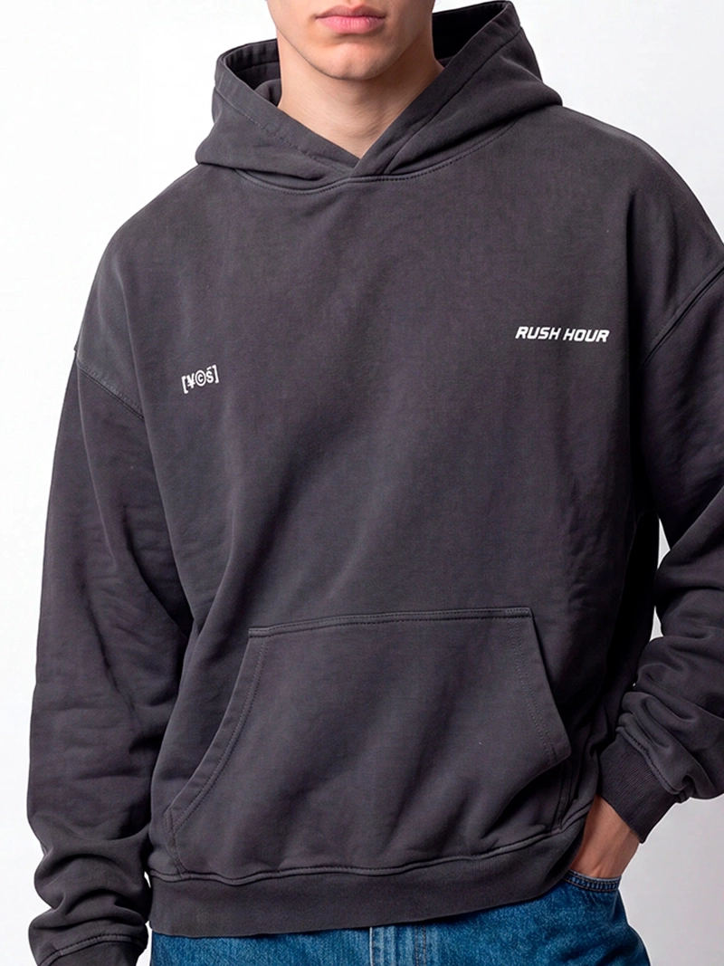 POLERÓN HOMBRE INDEX ALGODÓN LAVADO OVERSIZE - 4