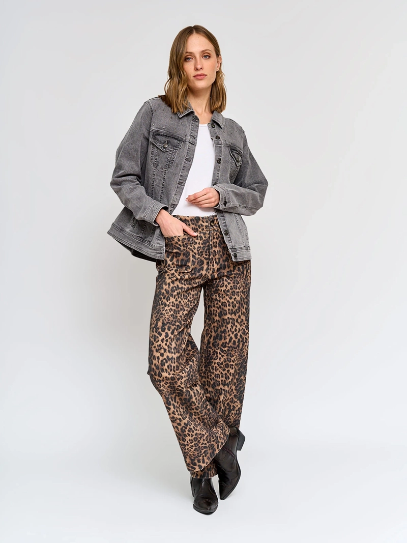CHAQUETA MUJER AZIZ ALGODÓN CORTA DENIM - 5
