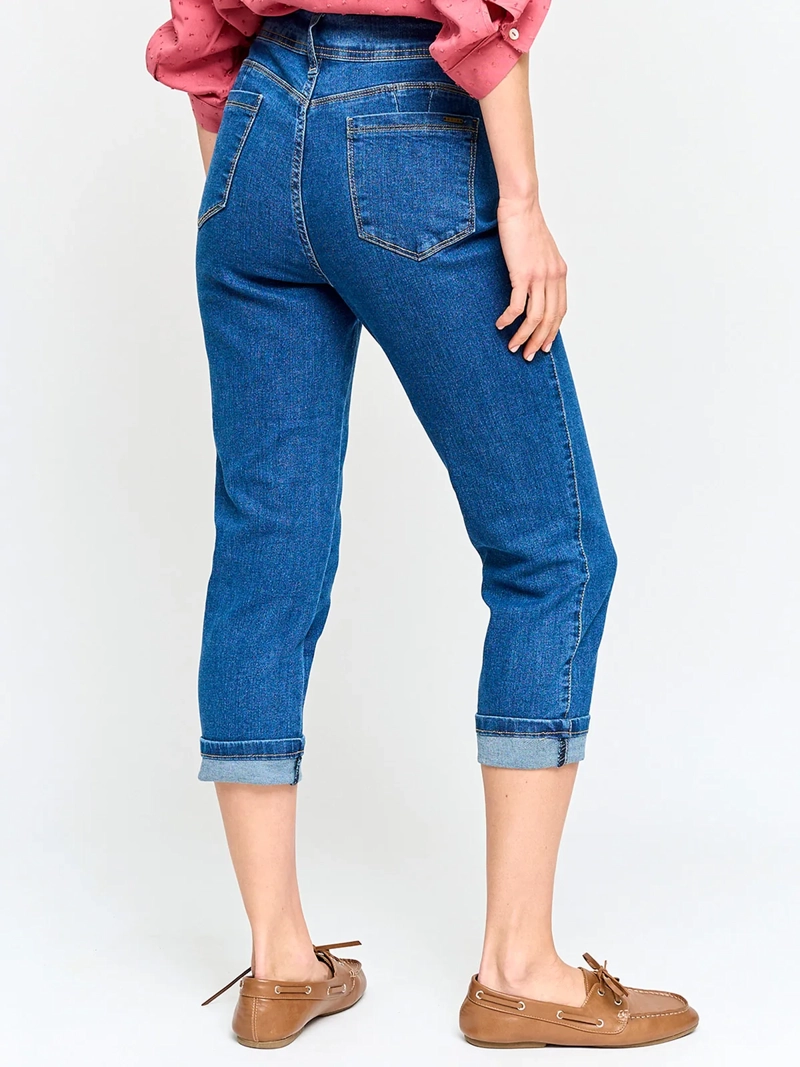 PANTALÓN MUJER AZIZ ALGODÓN CAPRI - 3