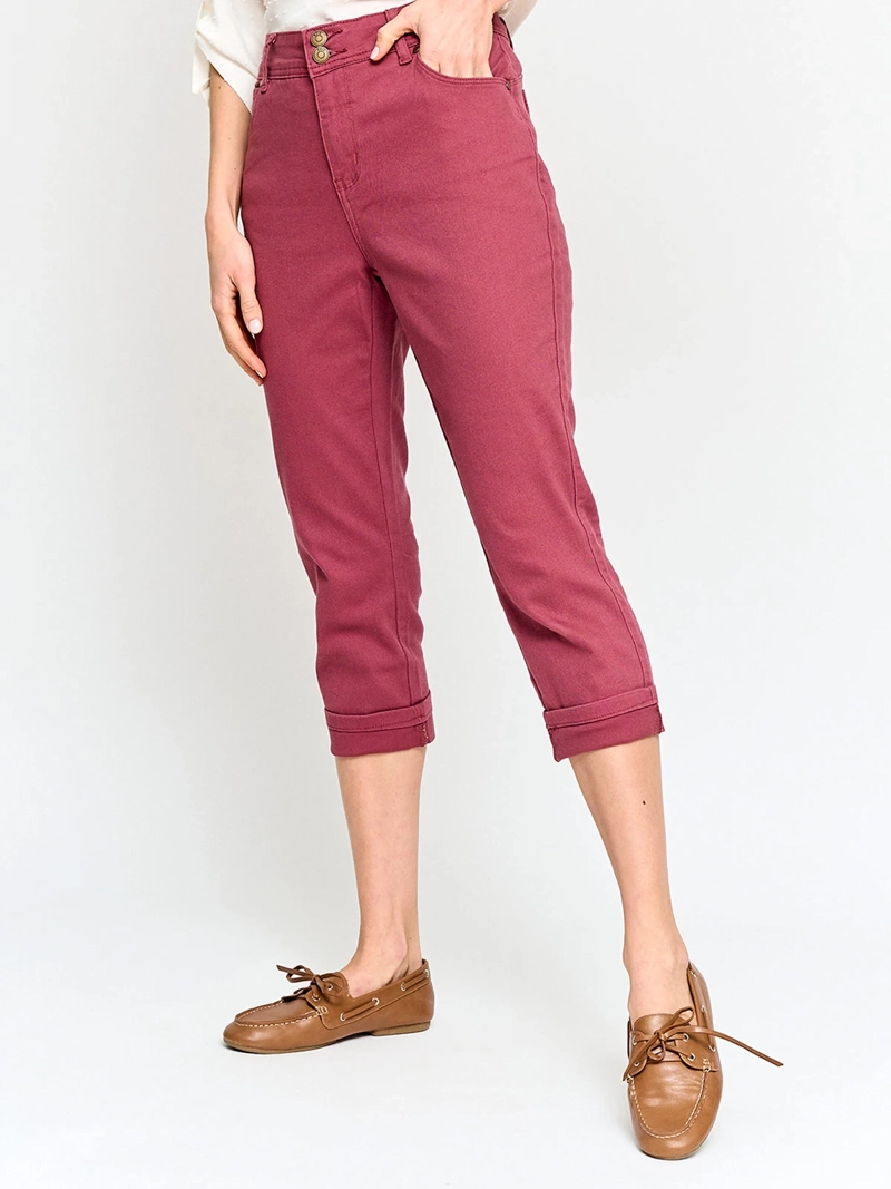 PANTALÓN MUJER AZIZ ALGODÓN CAPRI - 2