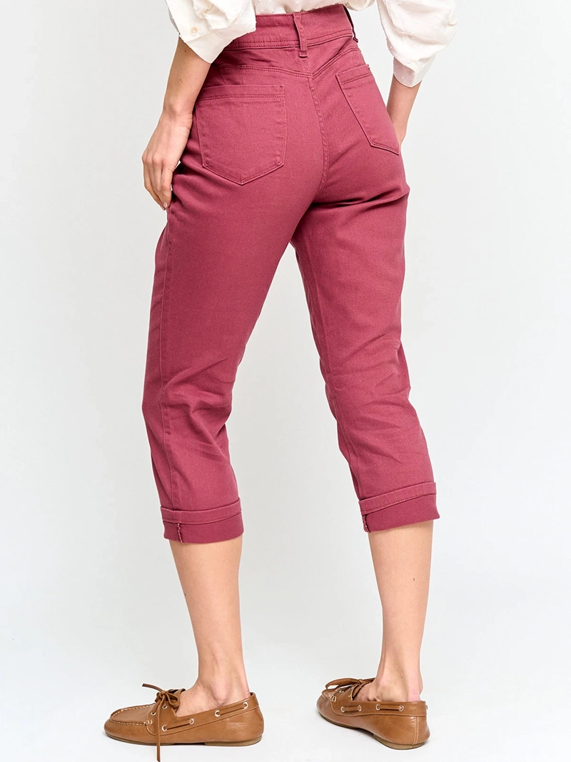 PANTALÓN MUJER AZIZ ALGODÓN CAPRI - 3