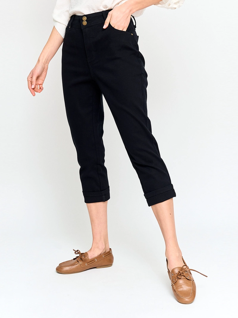 PANTALÓN MUJER AZIZ ALGODÓN CAPRI - 2