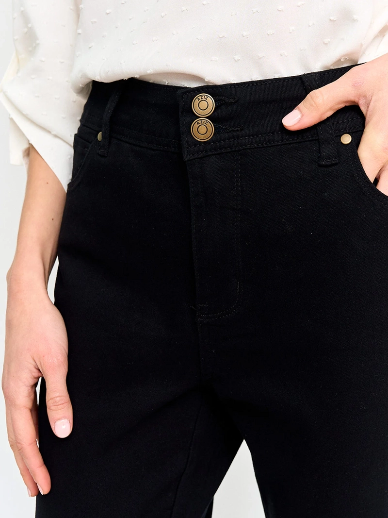 PANTALÓN MUJER AZIZ ALGODÓN CAPRI - 4