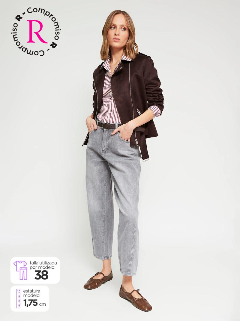 JEANS MUJER MARQUIS ALGODÓN BARREL - 1