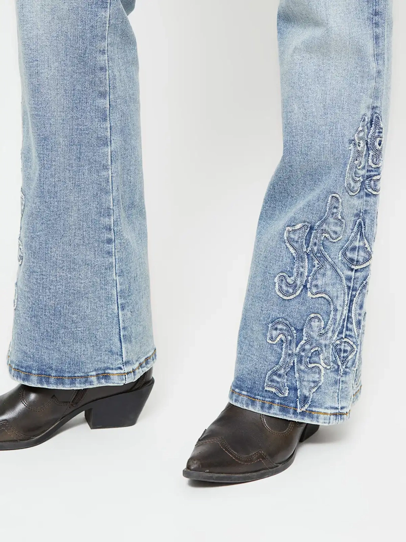 JEANS MUJER INDEX ALGODÓN PARCHE - 5