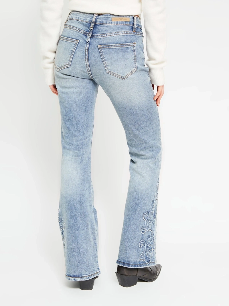 JEANS MUJER INDEX ALGODÓN PARCHE - 4