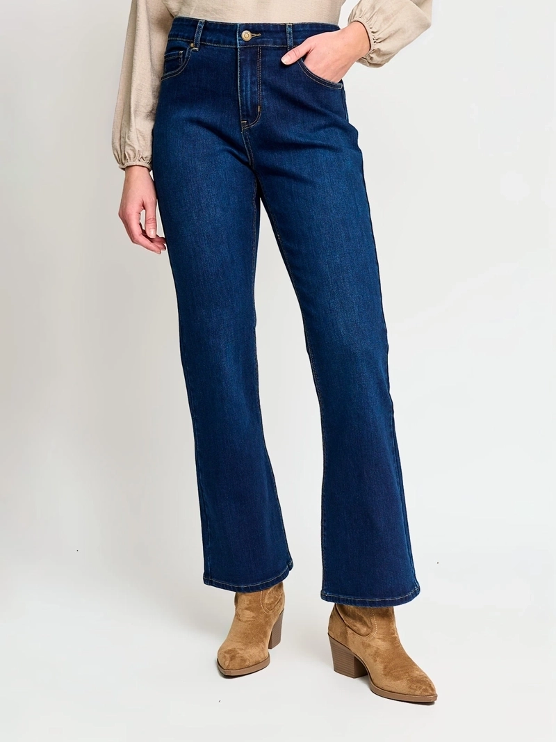 JEANS MUJER AZIZ ALGODÓN FLARE - 2