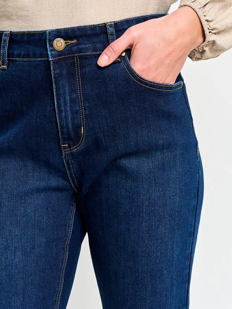 JEANS MUJER AZIZ ALGODÓN FLARE - 4
