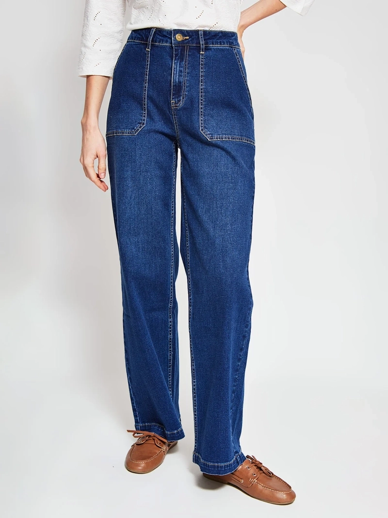 JEANS MUJER AZIZ ALGODÓN RECTO - 2