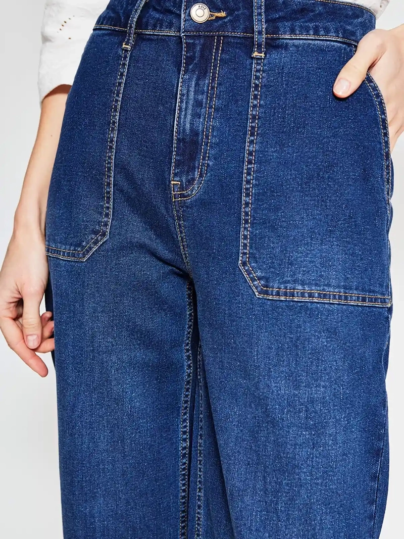 JEANS MUJER AZIZ ALGODÓN RECTO - 4