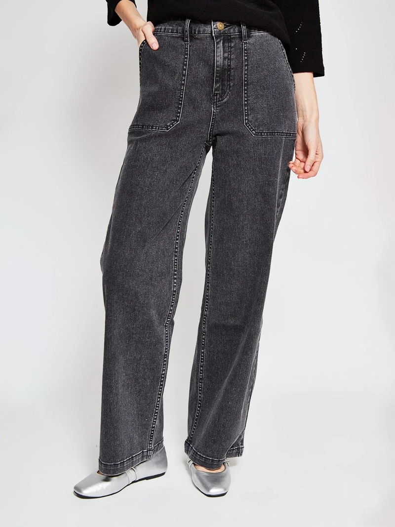 JEANS MUJER AZIZ ALGODÓN RECTO - 2