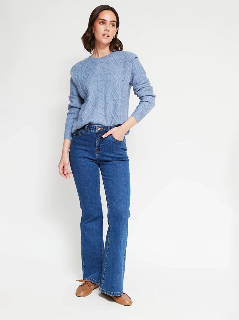 SWEATER MUJER AZIZ MANGA LARGA - 5