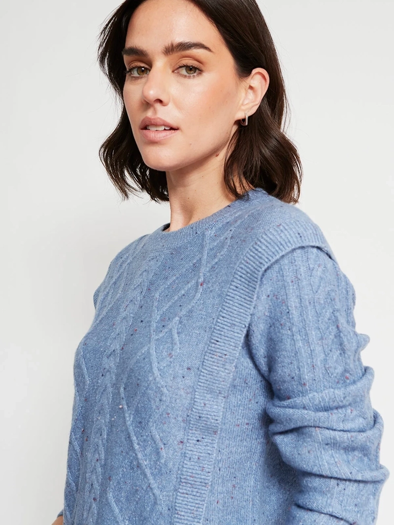 SWEATER MUJER AZIZ MANGA LARGA - 4