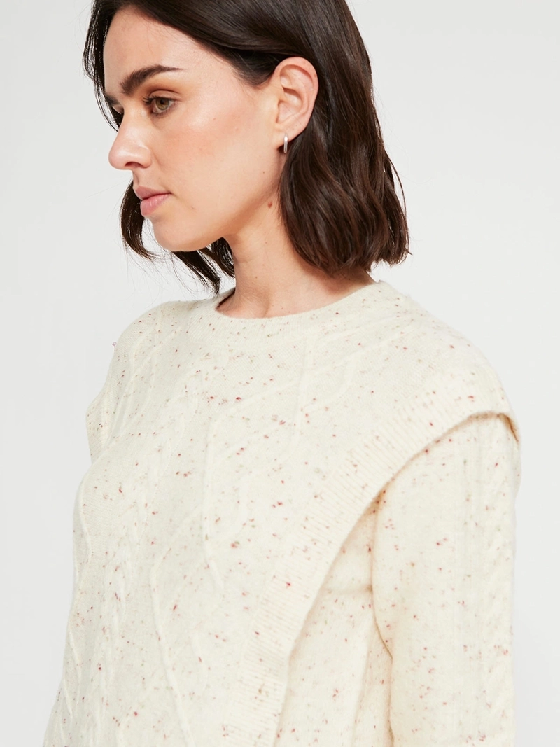 SWEATER MUJER AZIZ MANGA LARGA - 4